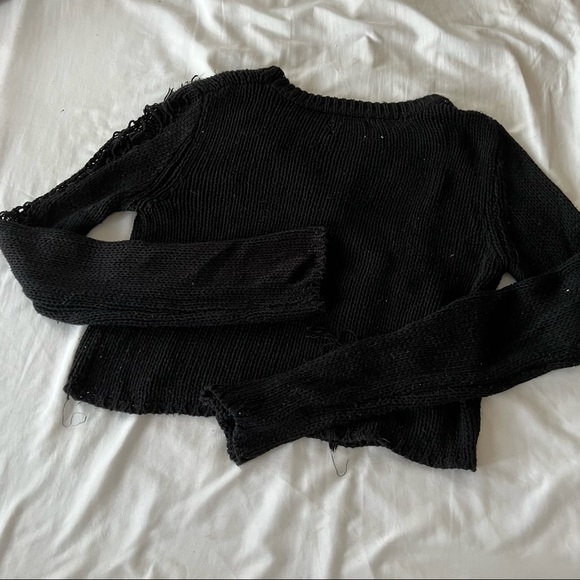 Distressed Knit LF Sweater - Picture 3 of 3